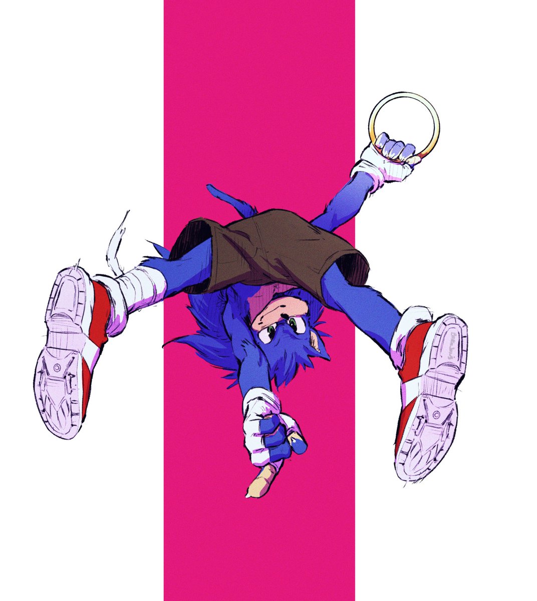 i drew Sonic