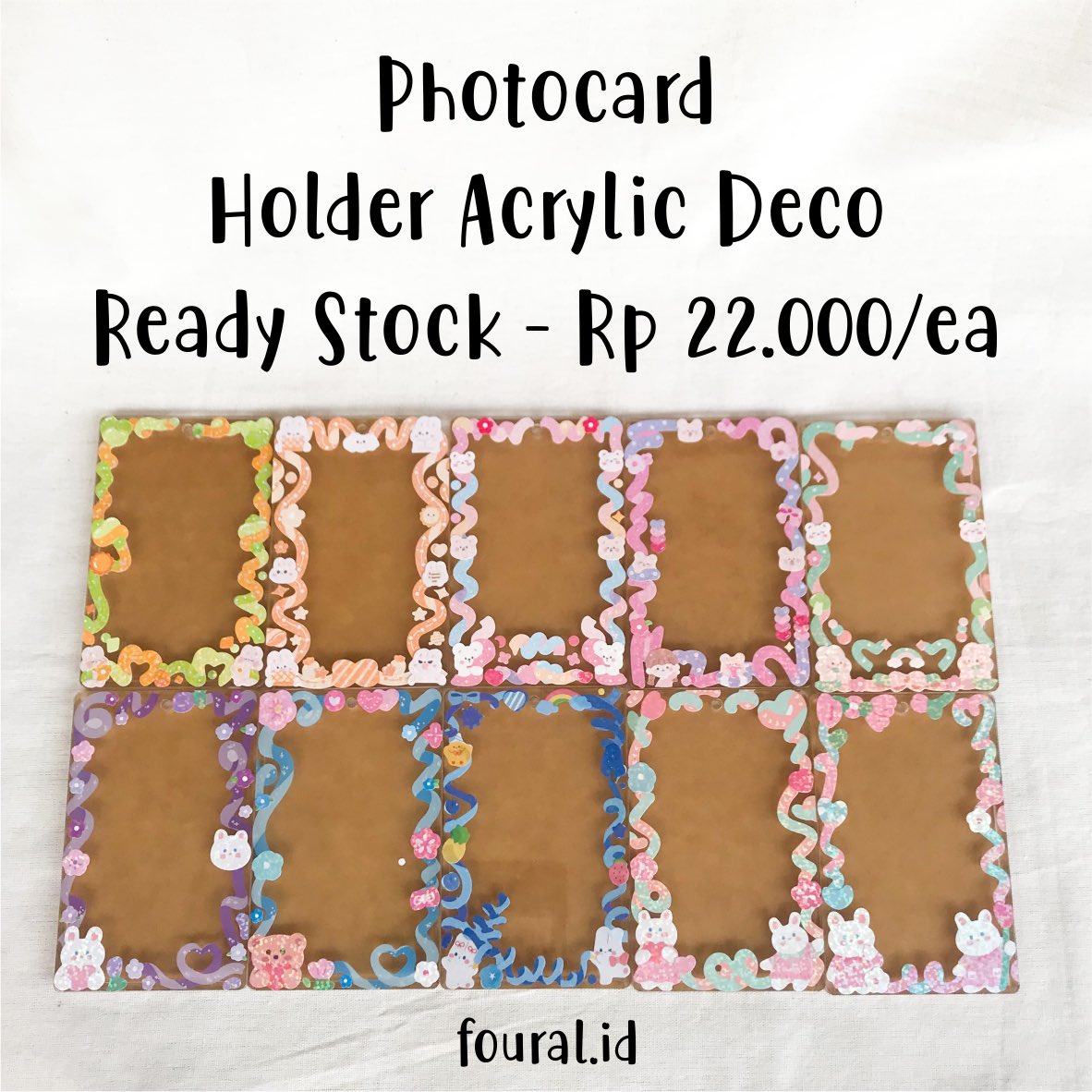 foural_id's tweet photo. WTS || Want to sale

￼Photocard PC Holder Acrylic Deco

Ready Stock
💰 22.000/ea
📍 Solo, Jateng

https://t.co/ngo97TncGT https://t.co/16iF3YGlhY