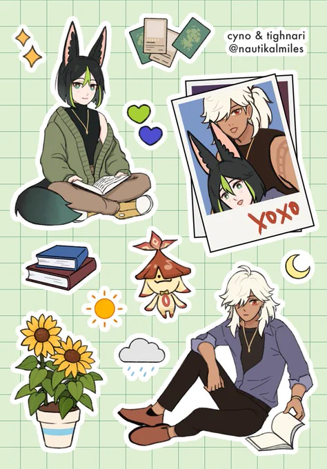 #cynonari sticker sheet 🌻☀️ 