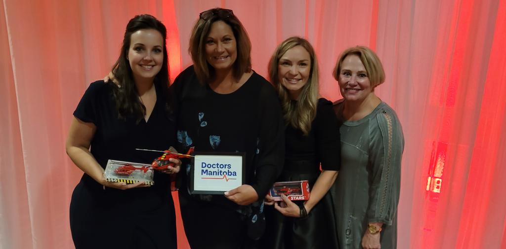 Doctors Manitobs is proud to be a supporter of @STARSmanitoba and the critical, life saving work they do every day for the people in this province. Congrats on a very successful fundraiser today!