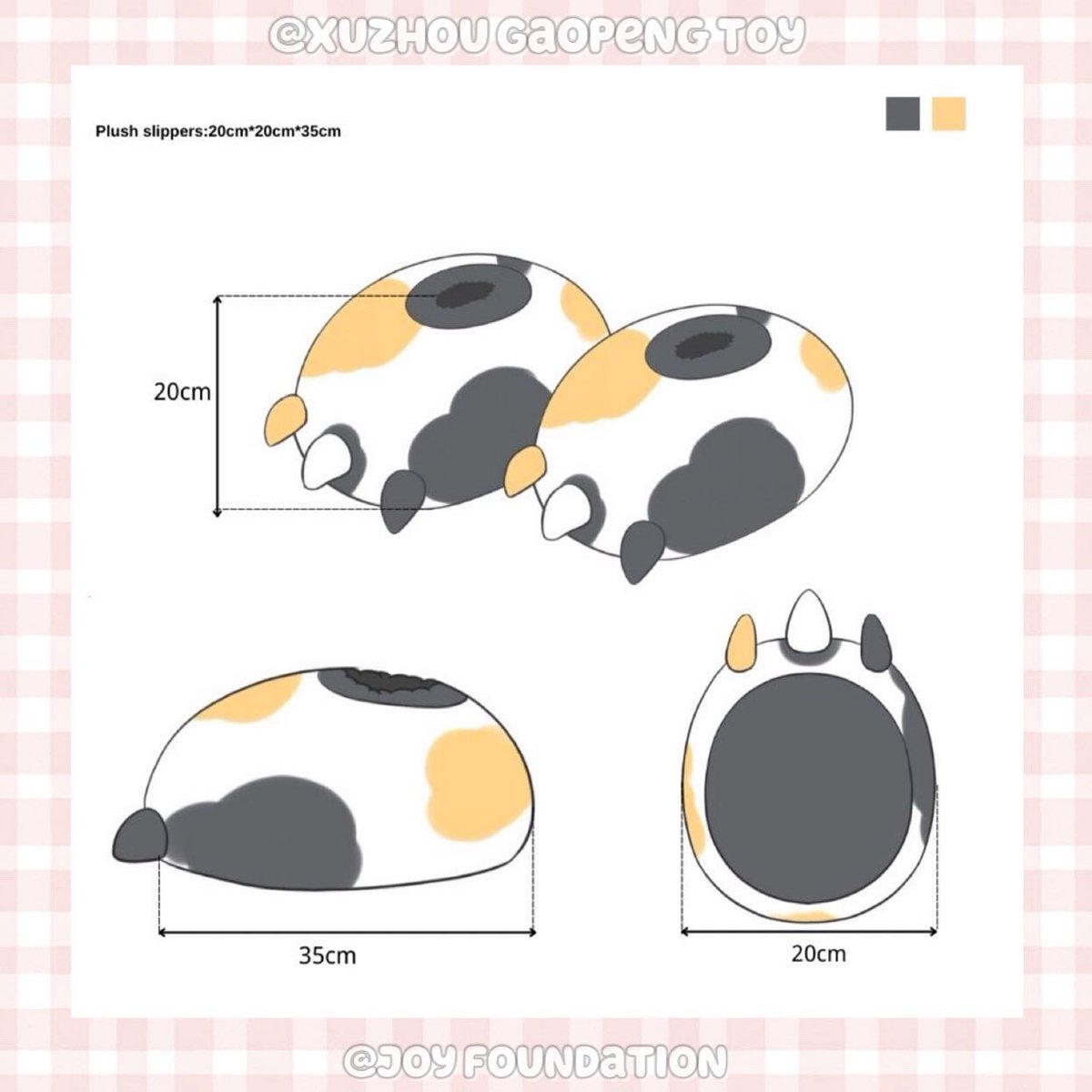 GaoPengToys's tweet photo. 🐺🐕Our original furry paw plush slipper design 🐾

🎨Designer：@shisiqiaoluyih1 
🧵Manufacture:@GaoPengToys 

🌟Sole Insipidity, lightness 
🌟Improve the warmth of shoes
🌟Soft is the radian of fingers
🌟Comfortable walk not tired ,feet can bend 

 #customslipper https://t.co/uuZUHmcPmJ