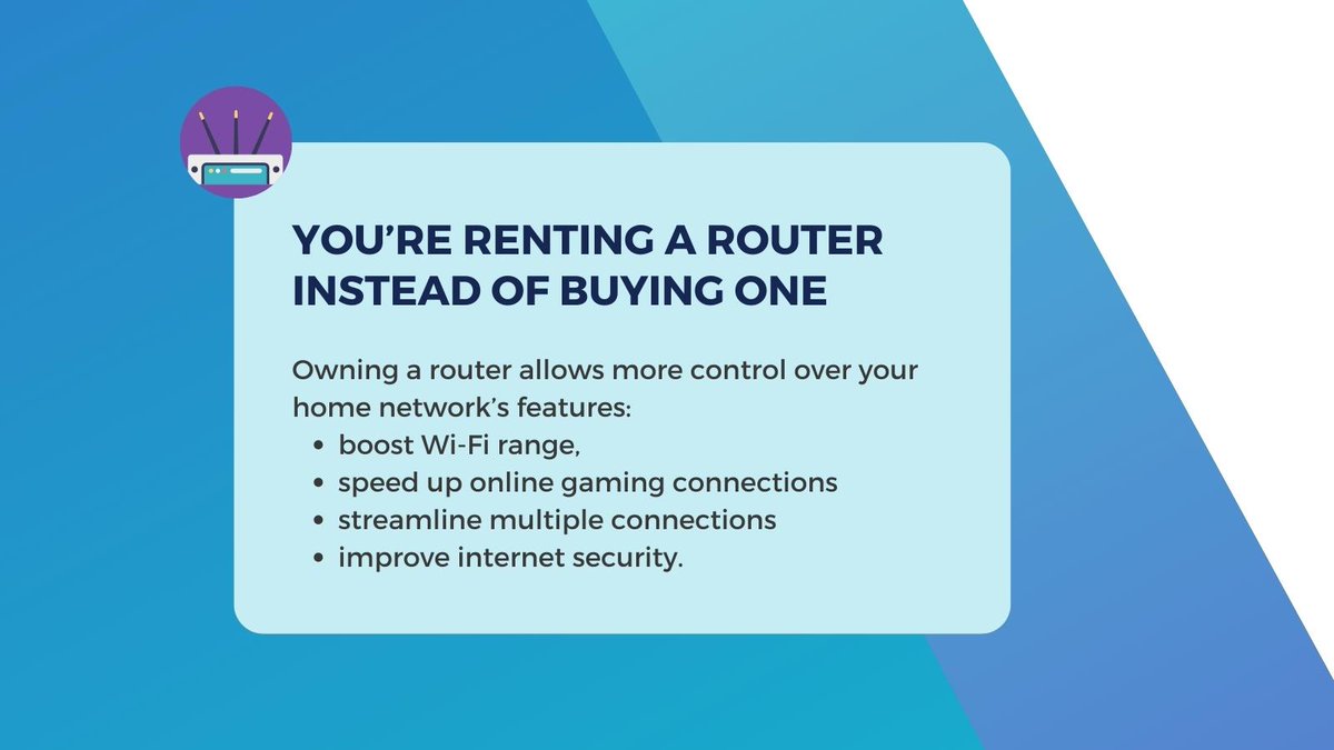 gospeedcheck's tweet image. When is the best time to replace your router?

Find the 5 common signs saying you need a new one here: bit.ly/3B610Ku

#pingtest #internetspeedtest #pingrate #highinternetspeed #wifirouter #router #slowwifi