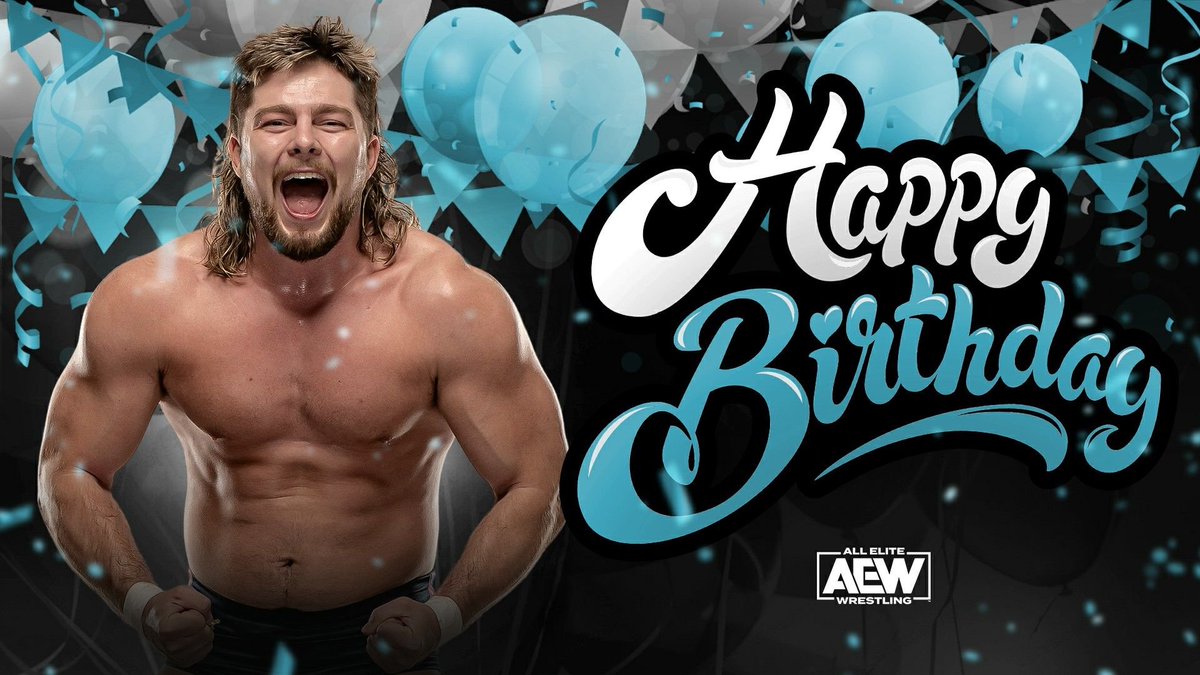 AEW's tweet photo. Happy birthday to #AEW star @FlyinBrianJr! https://t.co/flVK6fOdpg