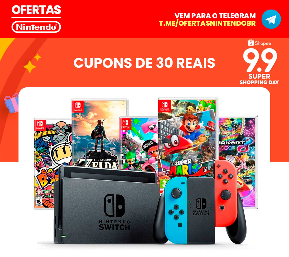 danielreen's tweet photo. Chegada a hora de aproveitar o cuponzera da @shopee_br e pegar algum jogo pro Nintendo Switch em mídia física!

- Abra o link https://t.co/GyqlGpV6Ys e resgate o cupom de R$30
- Volte aqui e escolha um dos jogos
- Use os cupons no carrinho

Lista de jogos em ordem alfabética⤵️ https://t.co/ctG1X2k8TS