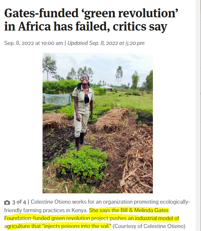 JeremyWard33's tweet image. Surprise, surprise.  &quot;.. poisons soils with chemicals and encourages farmers to go into debt ..&quot;