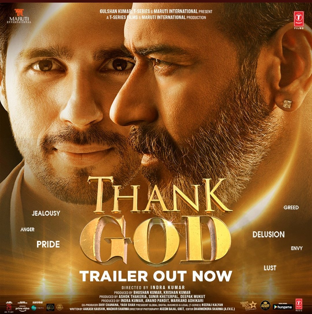 AjayDevgnFFilms (@ajaydevgnfilms) on Twitter photo The season of festivity is all set to start with the game of life, jahan hoga sabke karmon ka hisaab!
#ThankGod Trailer out now. 
In cinemas on 25th October.
🔗- bit.ly/ThankGod-Offic…
<a href="/ajaydevgn/">Ajay Devgn</a> <a href="/SidMalhotra/">Sidharth Malhotra</a> <a href="/Rakulpreet/">Rakul Singh</a> The season of festivity is all set to start with the game of life, jahan hoga sabke karmon ka hisaab!
#ThankGod Trailer out now. 
In cinemas on 25th October.
🔗- bit.ly/ThankGod-Offic…
<a href="/ajaydevgn/">Ajay Devgn</a> <a href="/SidMalhotra/">Sidharth Malhotra</a> <a href="/Rakulpreet/">Rakul Singh</a>