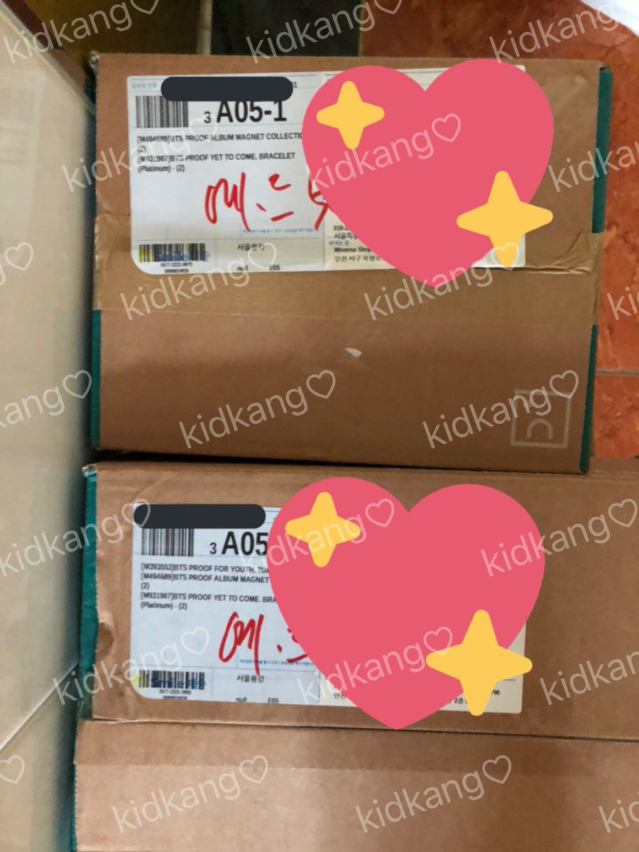 #kidkangupdates MD PROOF รอบรีสต้อคถึงบ้านเกาครบแล้วนะคะ ส่งกลับคาร์โก้แอร์วีคหน้า เนื่องจากวีคนี้ติดวันหยุดเกาหลี 9-12 ไม่มีรอบบินค่ะ 🙇🏻‍♀️