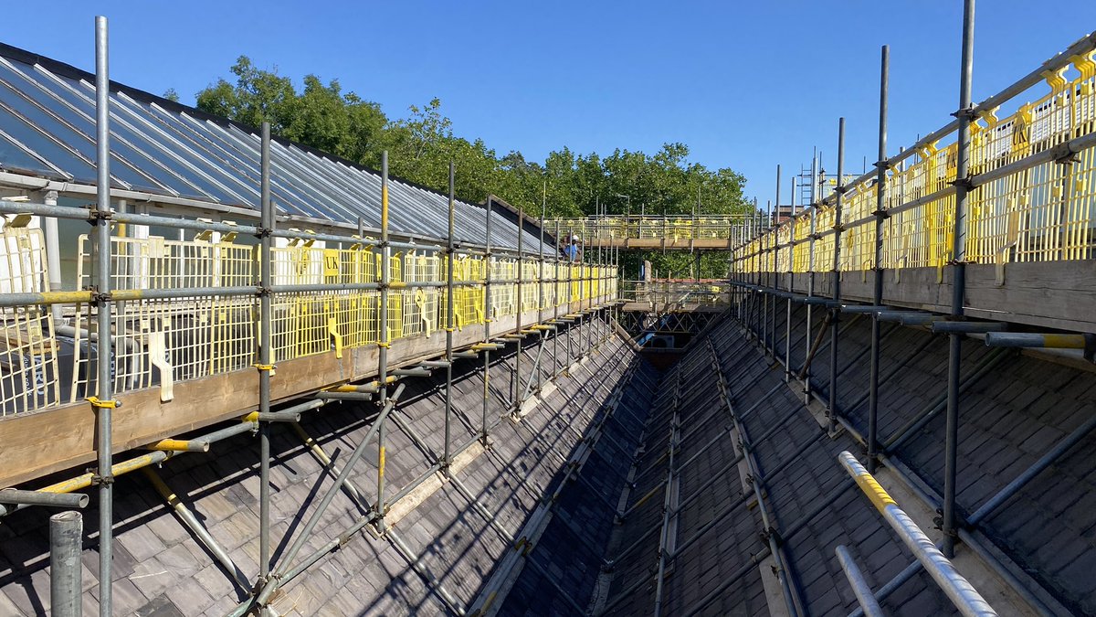 ArmitageConstru's tweet photo. Busy busy times. 

Roof 11 underway @WithingtonBaths https://t.co/WwmeMIMFy4