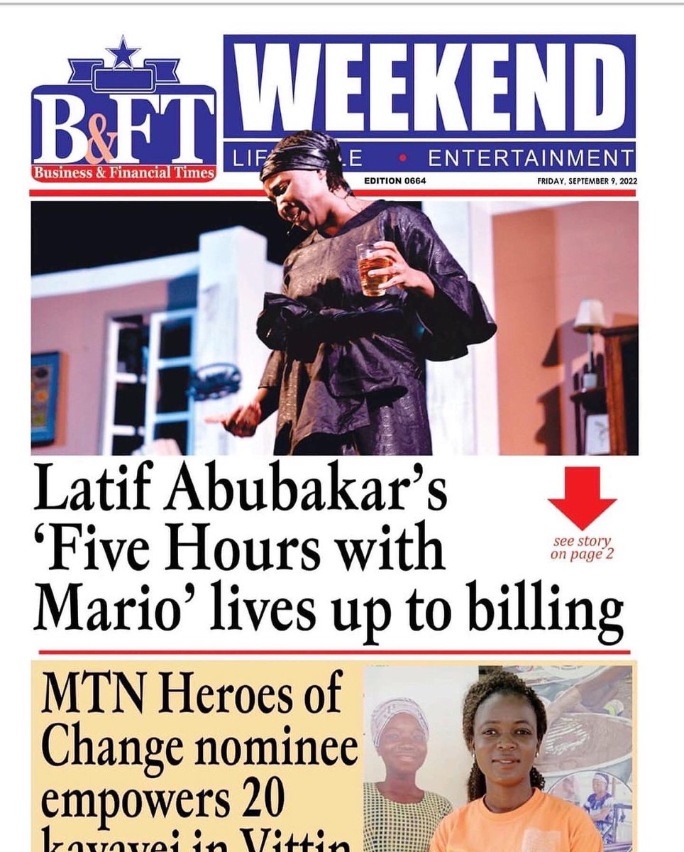 latifglobe's tweet photo. Gracias to the @EmbEspGhana for the partnership.
Gracias to to H.E Ambassador Javier Gutierrez for the initiative.
Gracias to the @delibes_oficial
Gracias to my sponsors @zainalodge , @ghlinknet , @JKAhiadomeTransport and @yomiyoghurtgh
#fivehourswithmario https://t.co/uIz2Uluu4B
