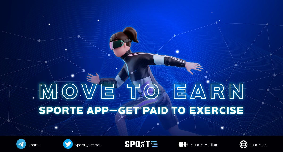 Move-to-Earn: SportE App — Get Paid to Exercise

How Do You Earn Using Move-to-Earn Apps?
Exercise
Trading
Staking
Minting

Read full Blog here: sporteofficial.medium.com/move-to-earn-s… 

#SportE #Sport #movetoearn #Move2Earn #m2e #NFT #SPE #SET