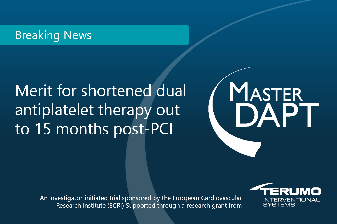 Terumo Interventional Systems on Twitter "Groundbreaking 15 months