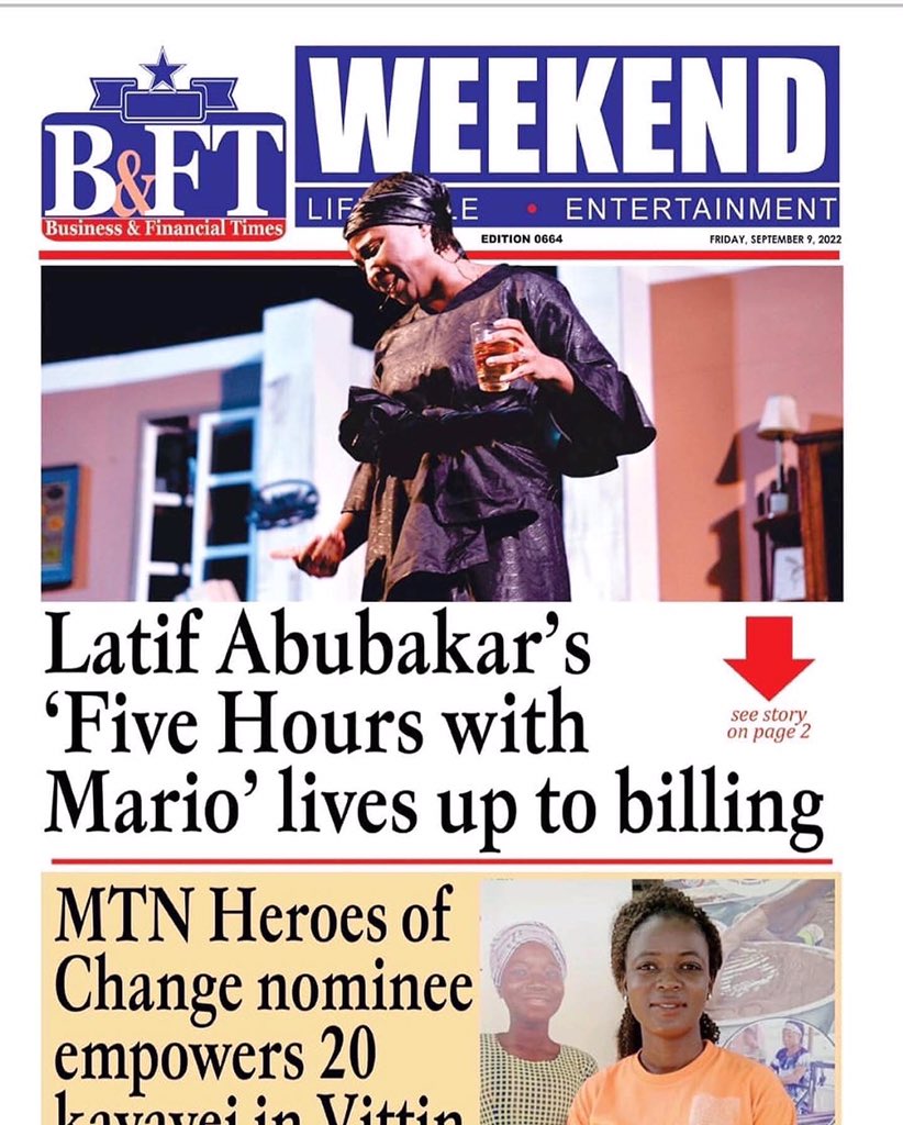 Globe_Ghana's tweet photo. Gracias to the @EmbEspGhana for the partnership.
Gracias to to H.E Ambassador Javier Gutierrez for the initiative.
Gracias to the @delibes_oficial
Gracias to my sponsors @zainalodge , @ghlinknet , @JKAhiadomeTransport and @yomiyoghurtgh
#fivehourswithmario https://t.co/C7yhX46CmC
