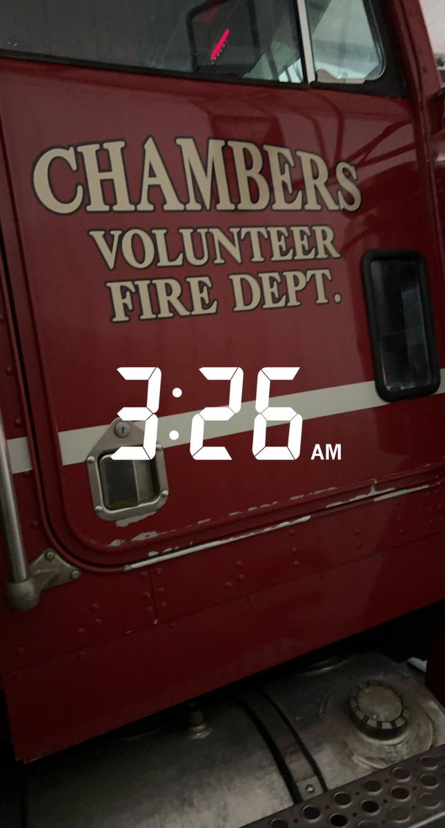 BRANTomOfdOpera's tweet photo. It’s bed time again….got mutual aided for water took an hour and a half to get there….#bfeliving #CVFD https://t.co/9ICxKwr2f9