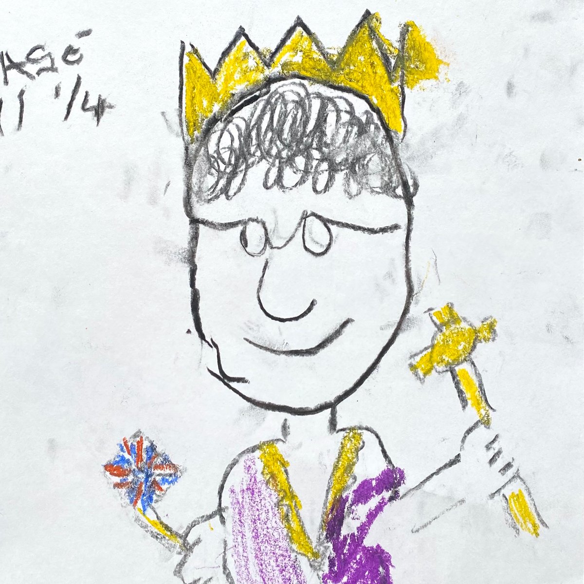 DrawingLifeUK's tweet photo. Last year, we met some lovely people at the Know Dementia #MemoryMoments cafe in Peacehaven and asked them to take a trip down memory lane. Maureen was the only one in her class to attend the Queen's coronation. Rest in Peace, Your Majesty https://t.co/kqwUcvW5xp
