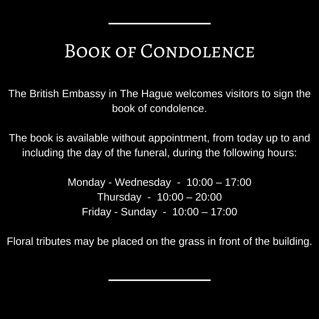 UK In NL On Twitter A Condolence Book Has Been Opened At The uk-in-nl-on-twitter-a-condolence-book-has-been-opened-at-the