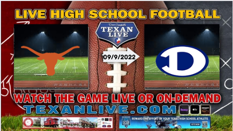 live_texan's tweet photo. Dobie vs Dickinson | Varsity Football
Longhorns @ Gators 
🗓️ Friday 09/9/2022
🎥: https://t.co/k5Hr3QtJBK  
🏈 : Kickoff at 7PM
🎟️ :https://t.co/0lymBgnpow
#txhsfb #FridayNightLights
@DickinsonFB @DHSFBRecruiting
@CoachTGuidry @Olcoach61Tom 
@23DHSSECTION @DickinsonClub https://t.co/YLadBirZzx