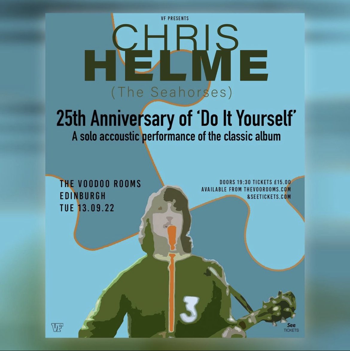 VFPresents's tweet image. Not long now till @ChrisHelme joins us @voodoorooms &amp;gt;&amp;gt; Last tickets online via @seetickets for this one.