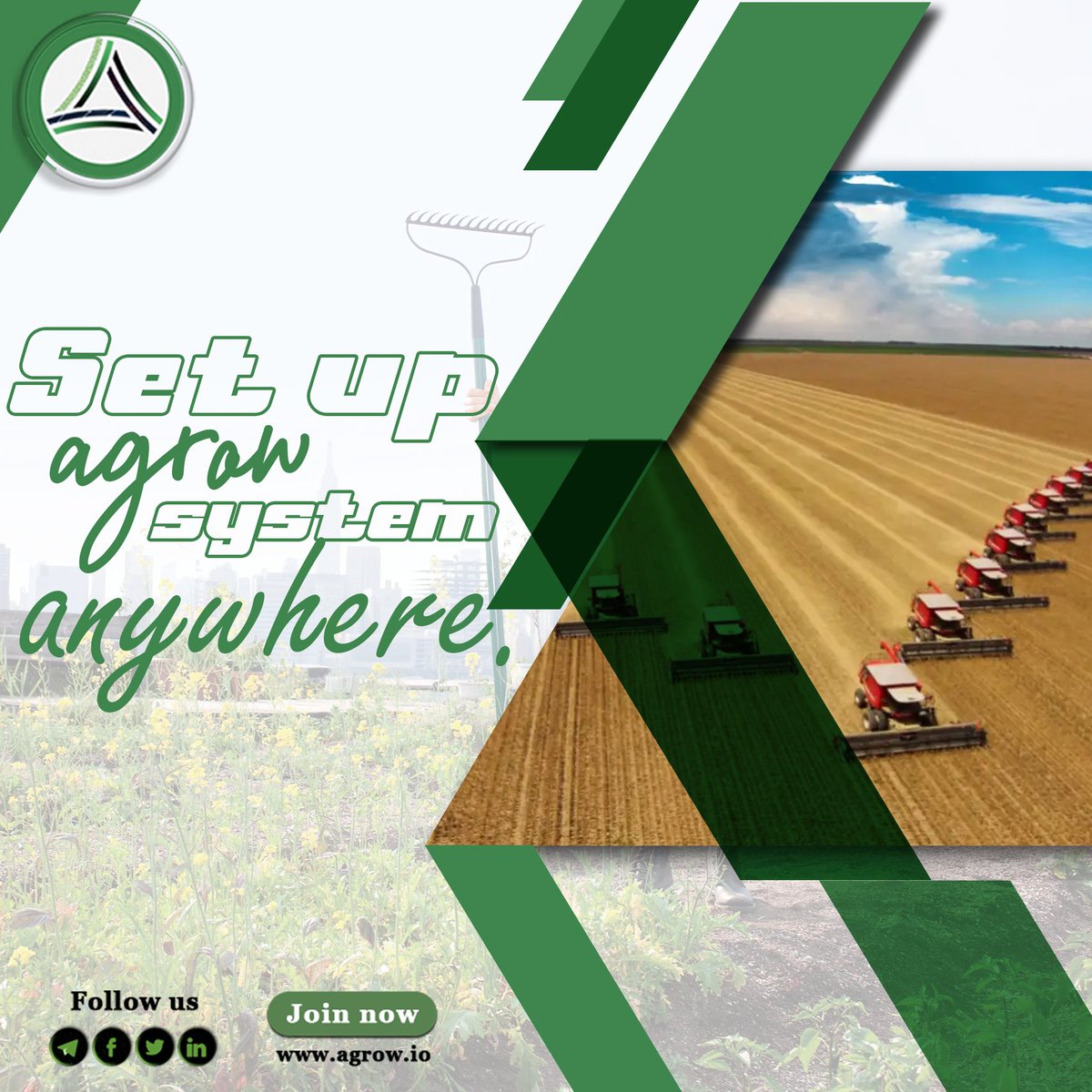 Agrowofficial's tweet photo. A farmer does not grow crops, A farmer create an environment where crops can grow.

#agrow #agriculture #farming #farm #farmer #farmlife #agro #nature #agricultura #agriculturelife #farmers https://t.co/Ht1E4u4b1l
