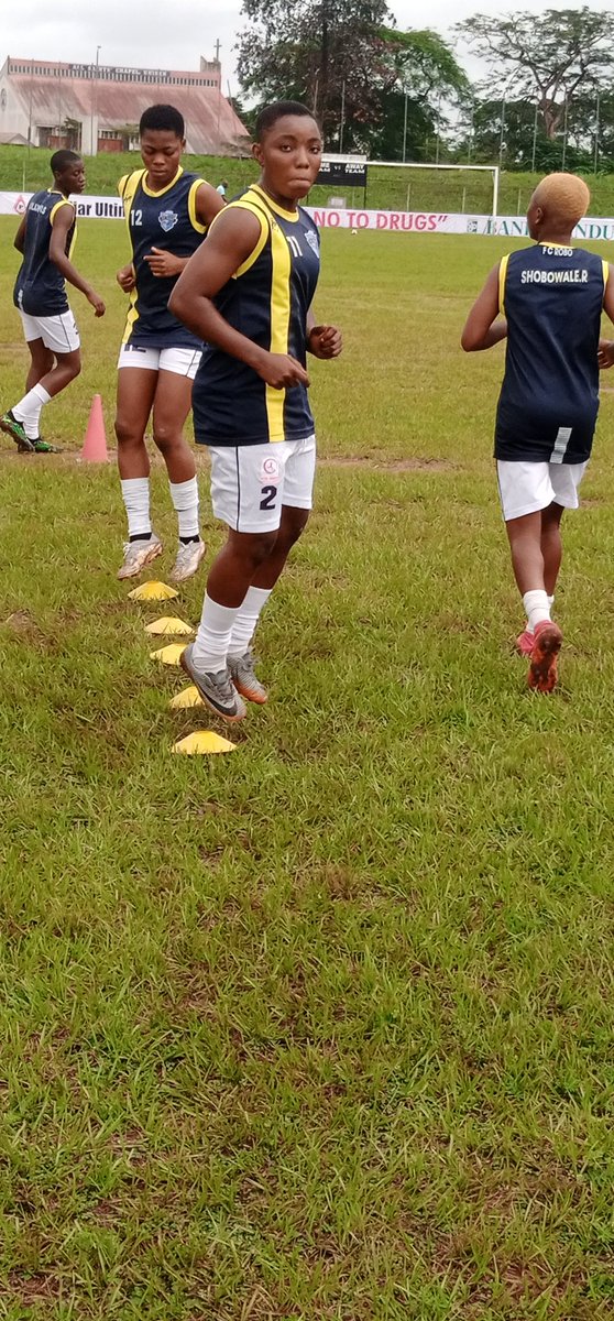 OfficialFcRobo's tweet photo. Pre Match Warm up
Nasarawa Amazons vs FC Robo Queens
#SayNoToDrugs #Bowft #FCRobo #LagosLandLadies https://t.co/MyvXGBZ52J