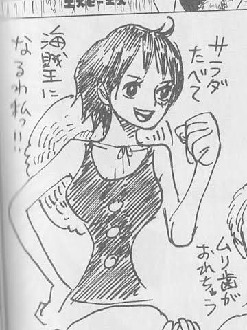 みなさんほんま気をつけてほしいんですがルフィ(女)は「海賊王に私はなるっ‼︎」じゃなくて「サラダたべて海賊王になるわ私っ‼︎」って言うんですわ… 