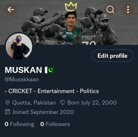 My account <a href="/Musskkaan/">MUSKAN 🇵🇰</a> got suspended at 3.9K followers.
Retweet it to find mutuals😢