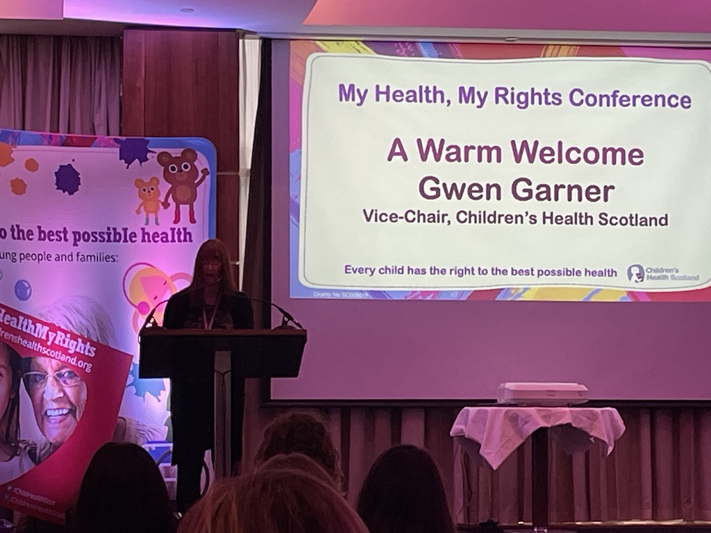 ChrisHWalsh's tweet photo. Excited to attend @ChildHealthScot ‘s My Health, My Rights conference. Thanks for the warm welcome Gwen.
#MyHealthMyRights https://t.co/lC0UB6g6af