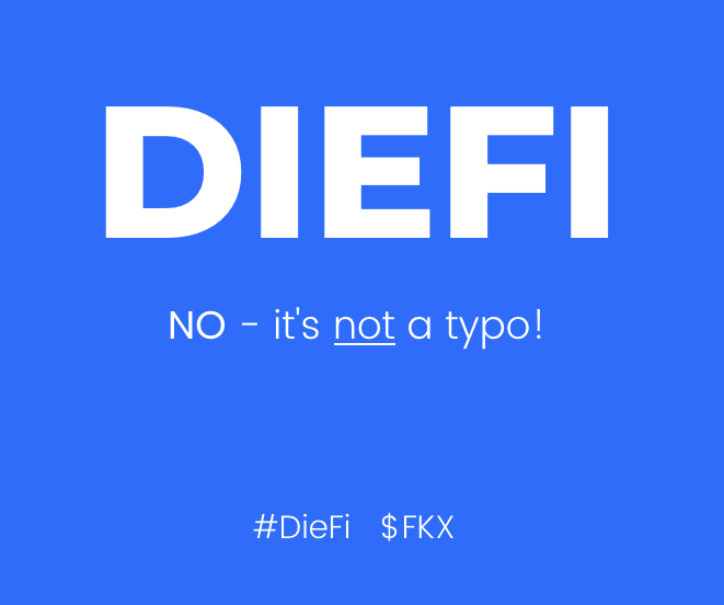 fortknoxster's tweet photo. Some people think we can't spell. 😂 #DieFi $FKX #CryptoTestament https://t.co/CErRKJAkPb
