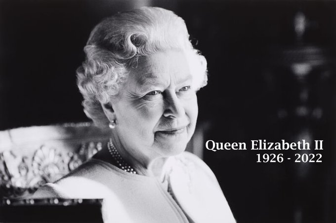 Thanking you for your incredible dedication and service to this country. May you rest in peace Ma'am.  Our deepest condolences to all the Royal Family.