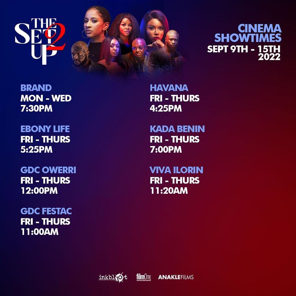 InkblotPresents's tweet photo. It’s another weekend for some screen time. Swipe to view the showtimes of The Set Up 2 in Cinemas nationwide.
Who are you seeing #TheSetUp2Movie with this weekend? Don’t hesitate to tag them in the comments section!
#TSU2
#inkblotpresents https://t.co/RtP6nzXcP3