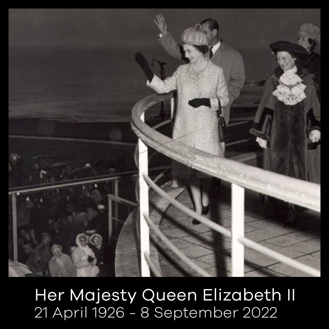 It is with immense sadness that we received the news of the passing of Her Majesty Queen Elizabeth II. 

As a mark of respect, the Pavilion will be closed to the public today, 9 Sept. We will open again tomorrow, Saturday 10 Sept.

Read more on our blog bit.ly/3RAgq0O