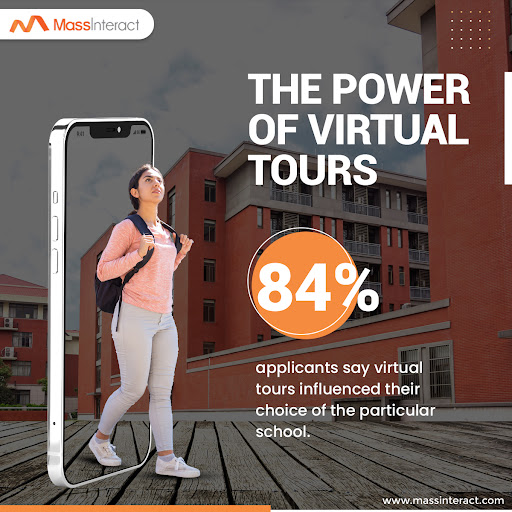 massinteract's tweet image. The significance of a virtual tour is growing in several colleges!  Improve student involvement and click-through rates with one of our Custom Virtual Tours!

Contact us now: bit.ly/3QTjGEg

#MassInteract #360view #virtualreality #virtualvisit #360video #collegetour