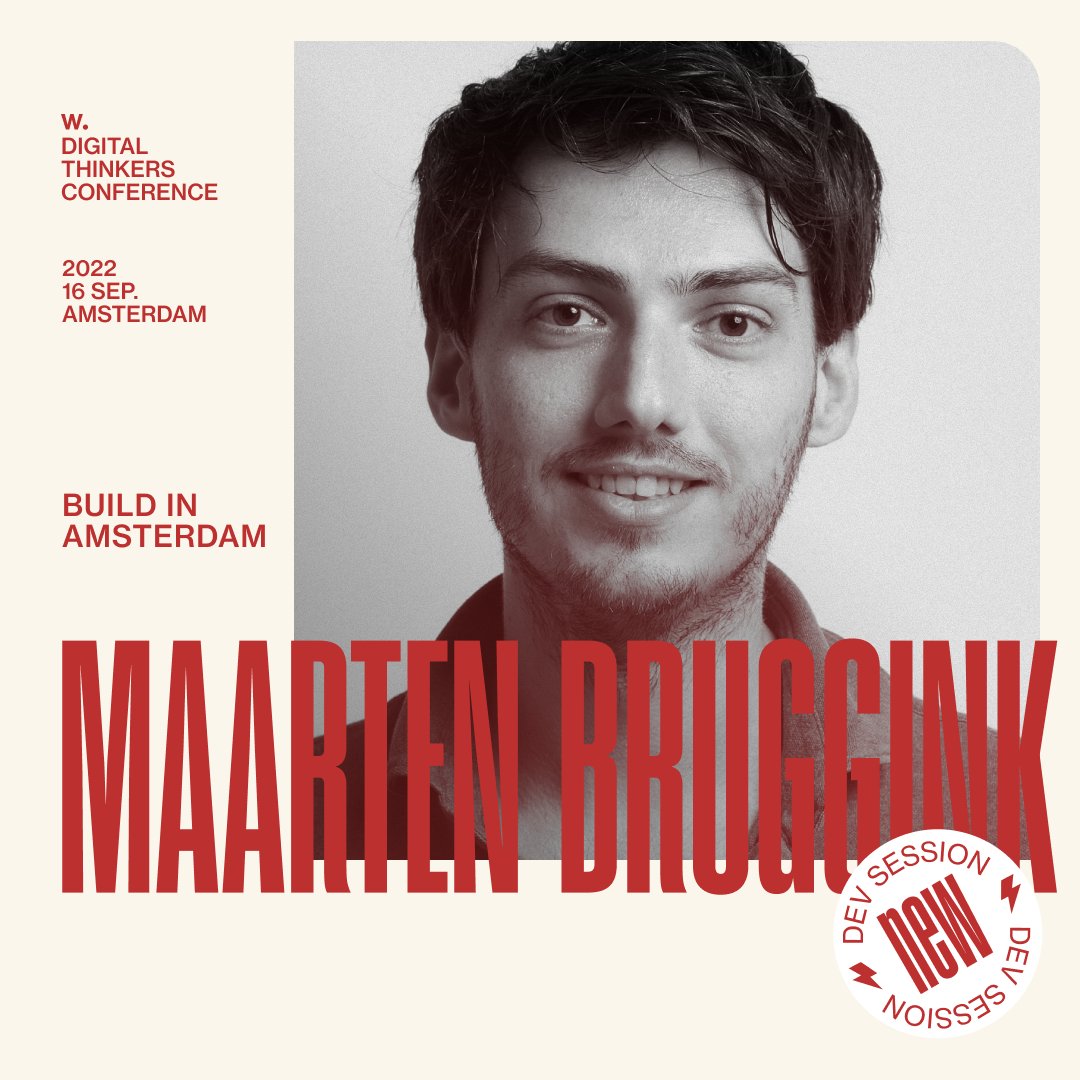 🔥 Only 1 week left for @AwwwardsConf Dev Sessions! 📍Dev Session with @maartenbruggink from @buildinams〡Building Platforms That Last There's still some tickets left: bit.ly/awwwards-conf-… #awwwardsconf