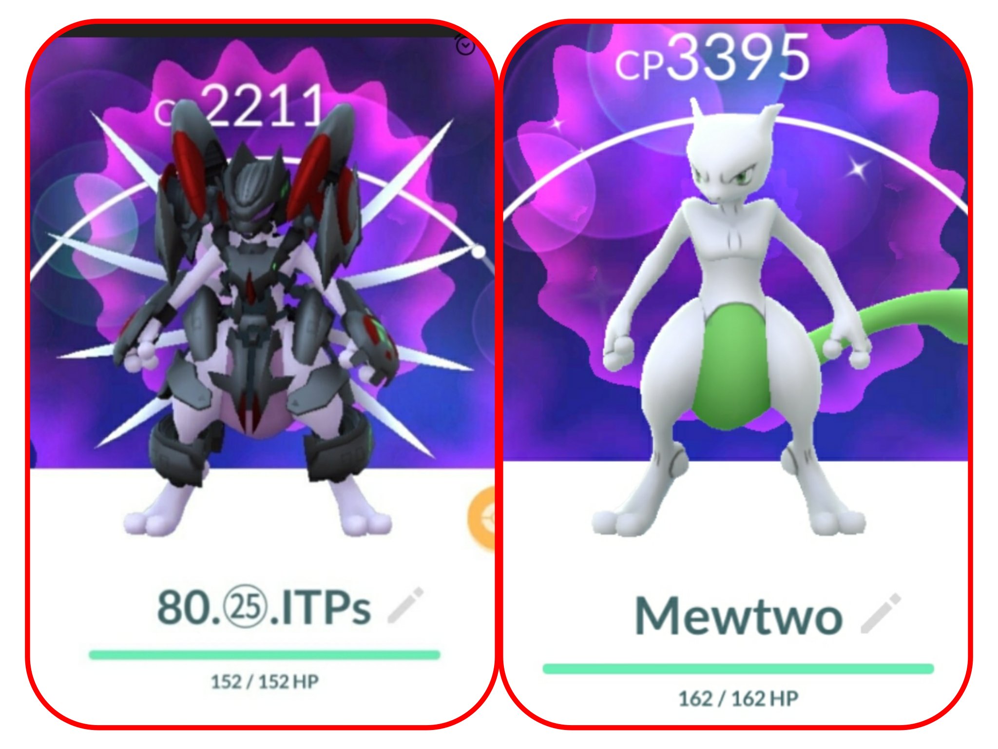 Trading my boyfriend one of my armored Mewtwo's for his shiny