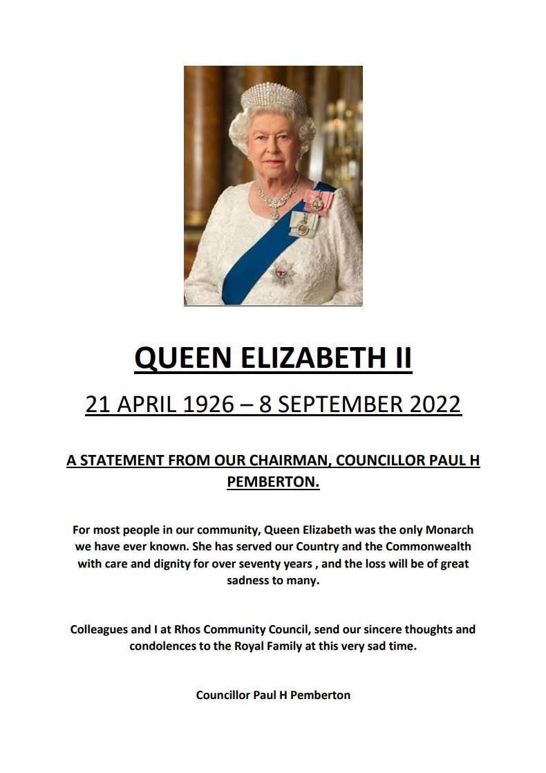 Rhos Community Council tweet media