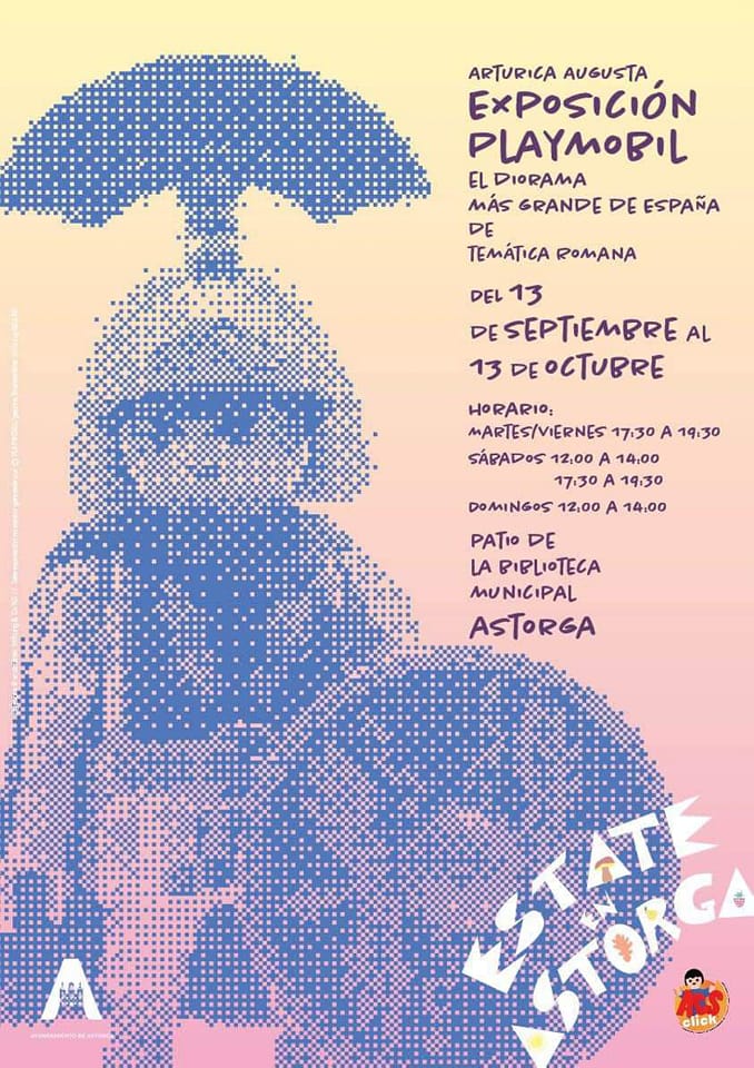 Astvrica Avgvsta se vuelve más romana que nunca con la exposición Playmobil. No te pierdas el diorama más grande de España de temática romana. #playmobil #diorama #astorga #estateastorga #turismo <a href="/_Aesclick_/">Aesclick</a>