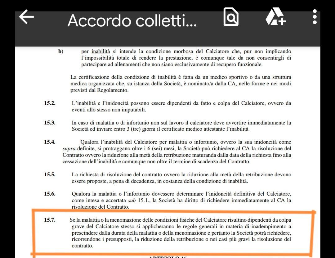 anguz91's tweet image. La bomba di #Avsim: secondo quanto dice il contratto collettivo #AIC, la #Juventus avrebbe la facoltà di rescindere il contratto a #Pogba. Egli infatti decidendo di non operarsi al momento dell'infortunio ha causato un danno grave alla società.
#PogbaOut #Juve #pogback