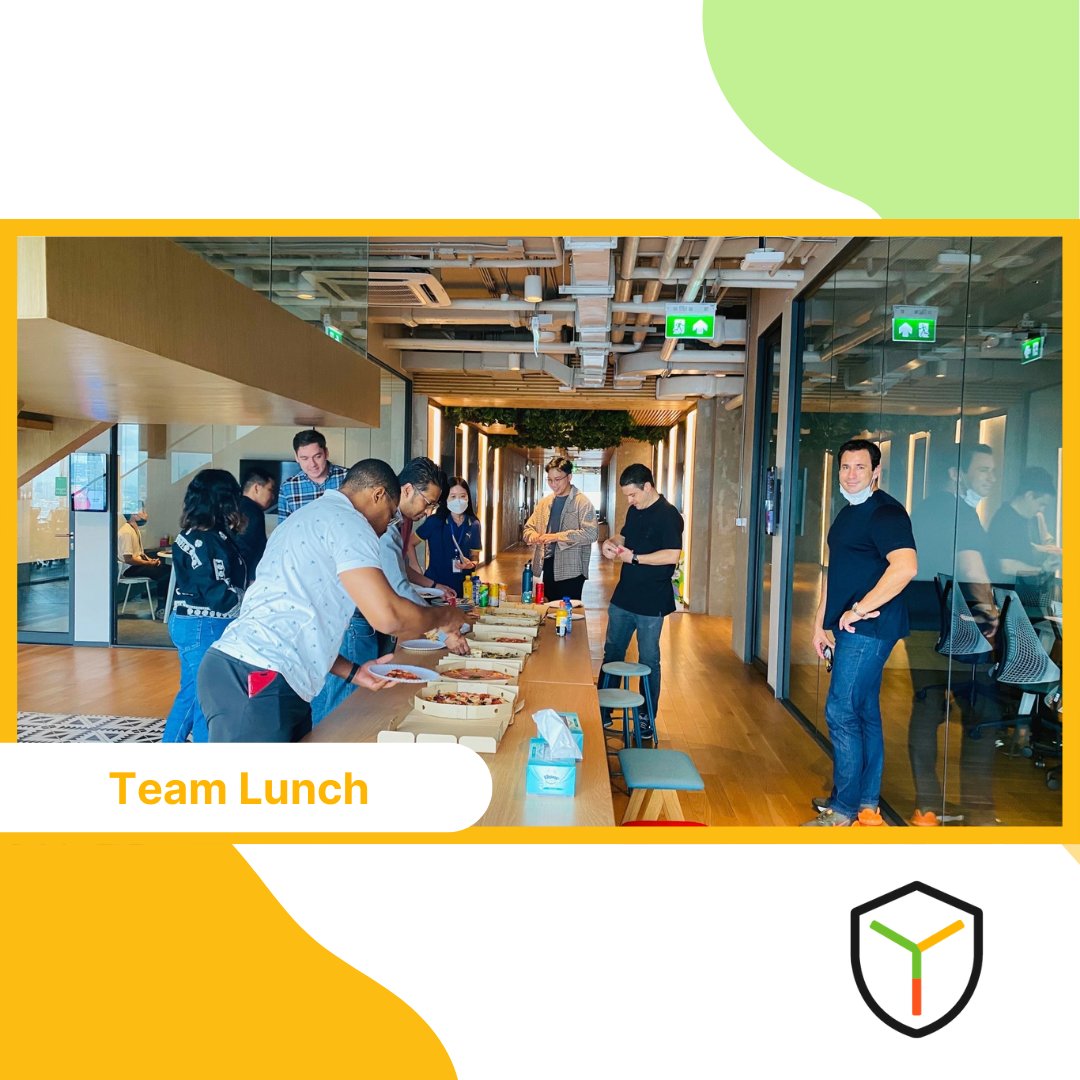 codeifai's tweet photo. Today the team in BKK got to share ๐ฎ ๐ณ๐น๐ฎ๐๐ผ๐ฟ๐ณ๐๐น ๐น๐๐ป๐ฐ๐ต!
It was great to hear everyone's stories and especially great to share the pizza! ๐ ๐
#ypbthailand #ypbgroup #innovation #technology #marketing #brandprotection #anticounterfeiting https://t.co/ap867o5W1S