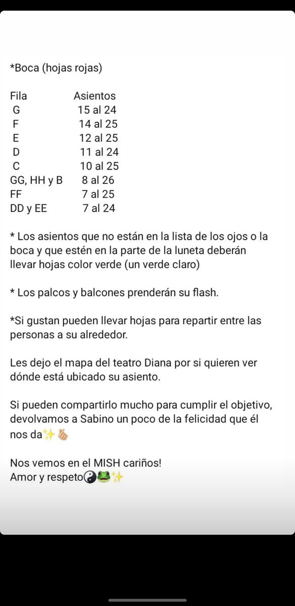 FansSabino's tweet photo. ⚠️¿CA-RI-ÑO ANDAS EN GDL?⚠️ DIFUNDE
✨Les comparto las indicaciones para el fan proyect del 10 de septiembre en GDL ✨

* Canción: Culpablo.
   * Zona Luneta* 

Amor y respeto☯️🐸✨ https://t.co/XUW9QXnSEj