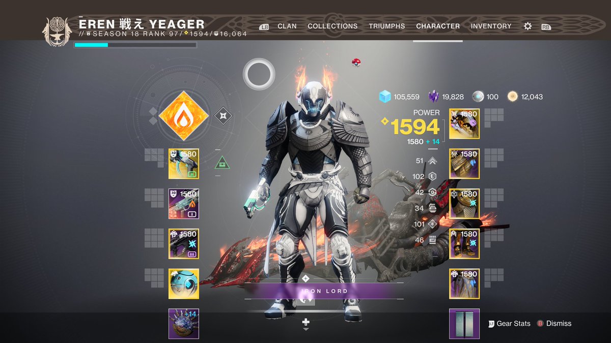 wargodbroly's tweet photo. BIG BOI Is MAXED OUT!!!
@DestinyGameANZ
#Destiny2 #XboxShare #titanmasterrace https://t.co/sCQSjAecWB