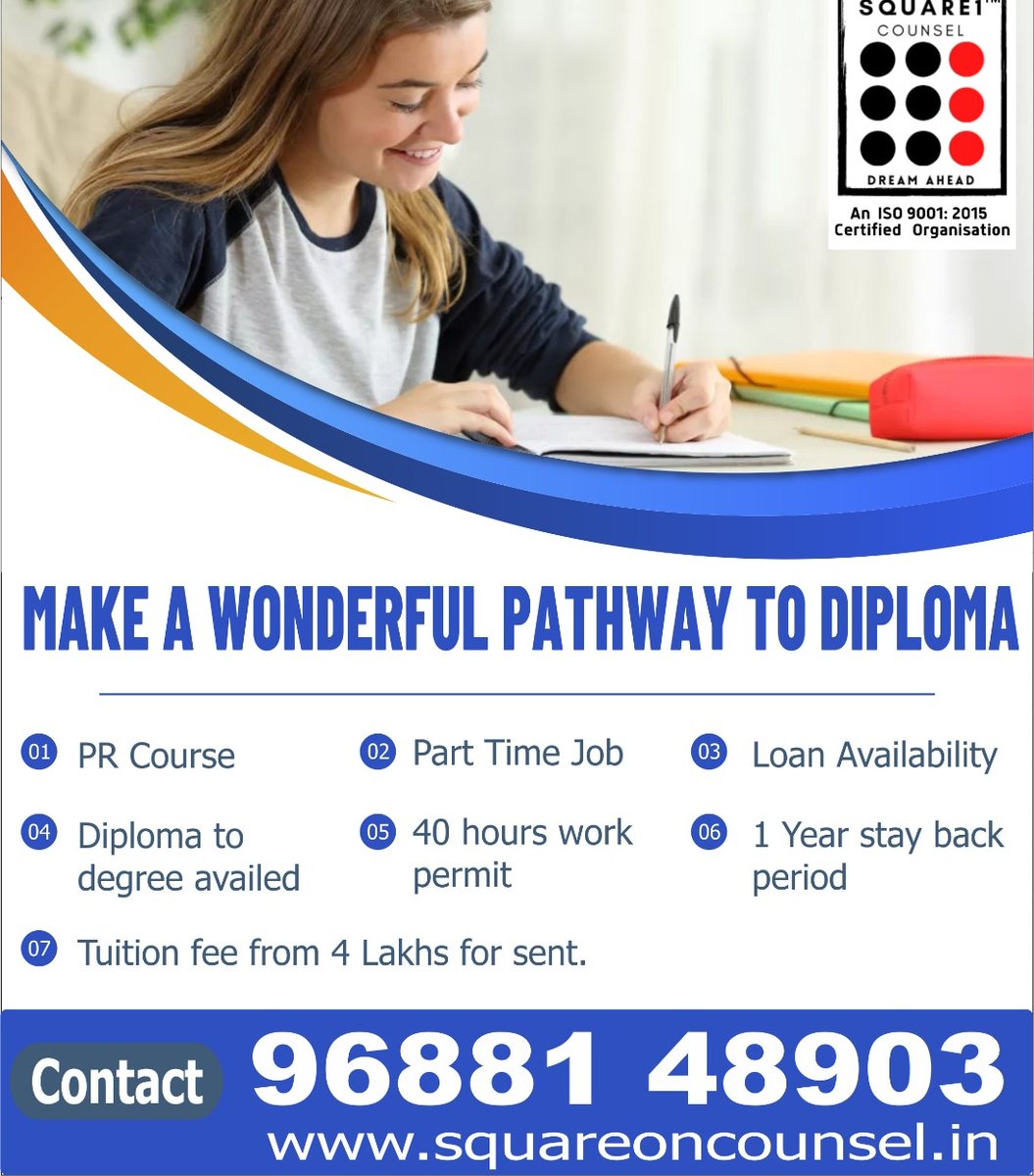 Squareone36's tweet photo. #Placement And Education In Abroad: #Painter #Logistics #Teacher #Office work #Driver #Part time job 
# Financial brokers #Middle school Teacher #Mixed crop farmer #Ocupational health and safety Adviser #Network Analyst#
For Enquiry +91 9688148903 +91 8277057470 +91 8110077771 https://t.co/LlhdT3lpY6