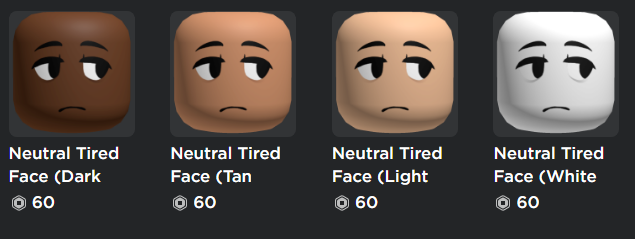 Face Pack for ROBLOX Animators 