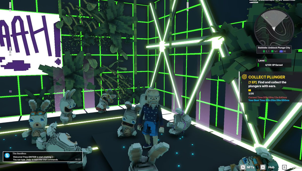 ohmmmRw's tweet photo. @TheSandboxGame @RabbidsOfficial I just participated in the #SandboxAlphaS3Giveaway for a chance to win 500 SAND! Found the Disco Rabbid, check out my screenshot below!
👇 https://t.co/qOjqMOVsPP