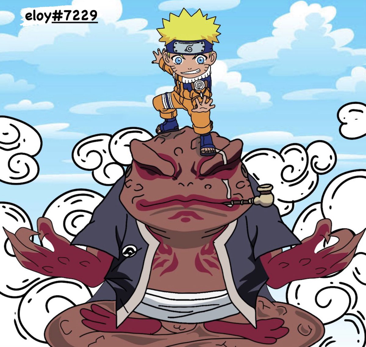 Another entry for my fam @Yogapetz event #6

Naruto and gamakichi doing our Yogapetz style👀

Happy birthday to me 🥺

Even though i only have few followers, still hoping my fam/ team will notice this one 🥺💖
<a href="/Kakarot_F23/">Kakarot ❤️ WELL3 🌈</a> <a href="/AmberMetaNFT/">Amber</a> <a href="/yhopak1/">manager</a> <a href="/keung/">Keungz</a> 
#petzart #YGPZ #Yogapetz