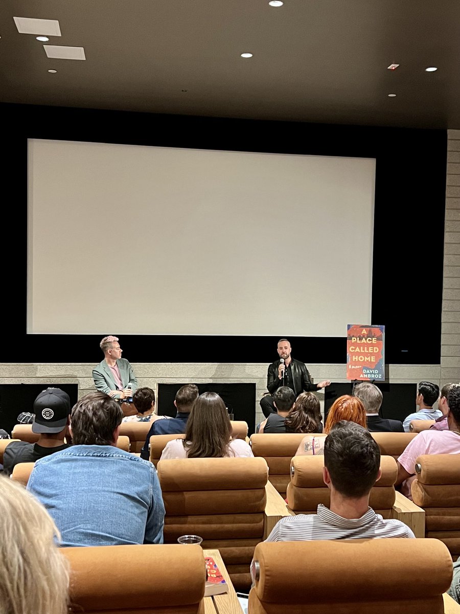 RevKateCress's tweet photo. #Powerful talk tonight by @DaveAmbroz @Neuehouse about his experiences growing up unhoused and in foster care. Hope to invite him to ⁦@StJamesLA⁩ soon! #InConversation #NewReads #StoriesOfHope #fostercare #homelessness https://t.co/ZFjIFilTJN
