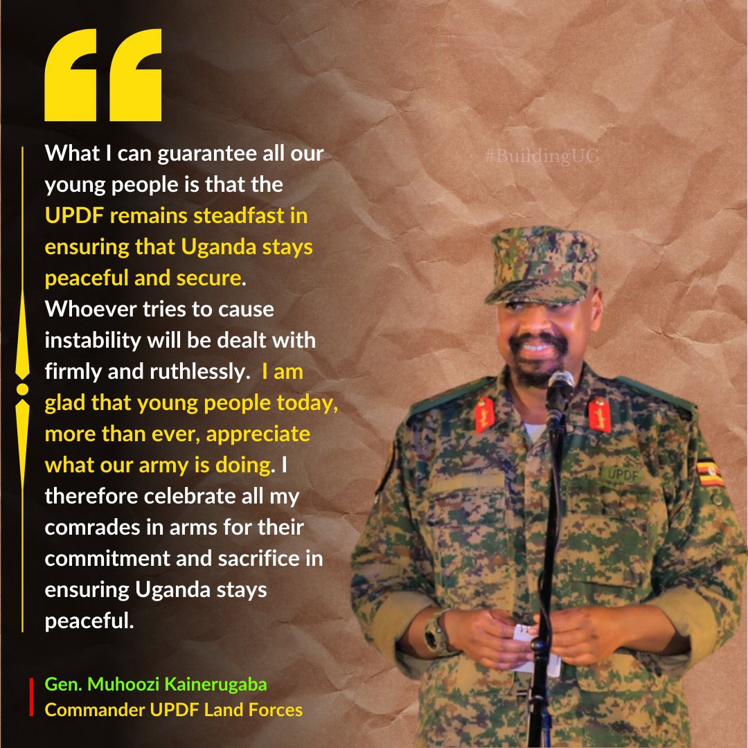 Nomwesigwa07's tweet photo. Vote Gen @mkainerugaba For President 2026. #SteadfastDevelopment #MK2026 https://t.co/qAg04mnFFZ