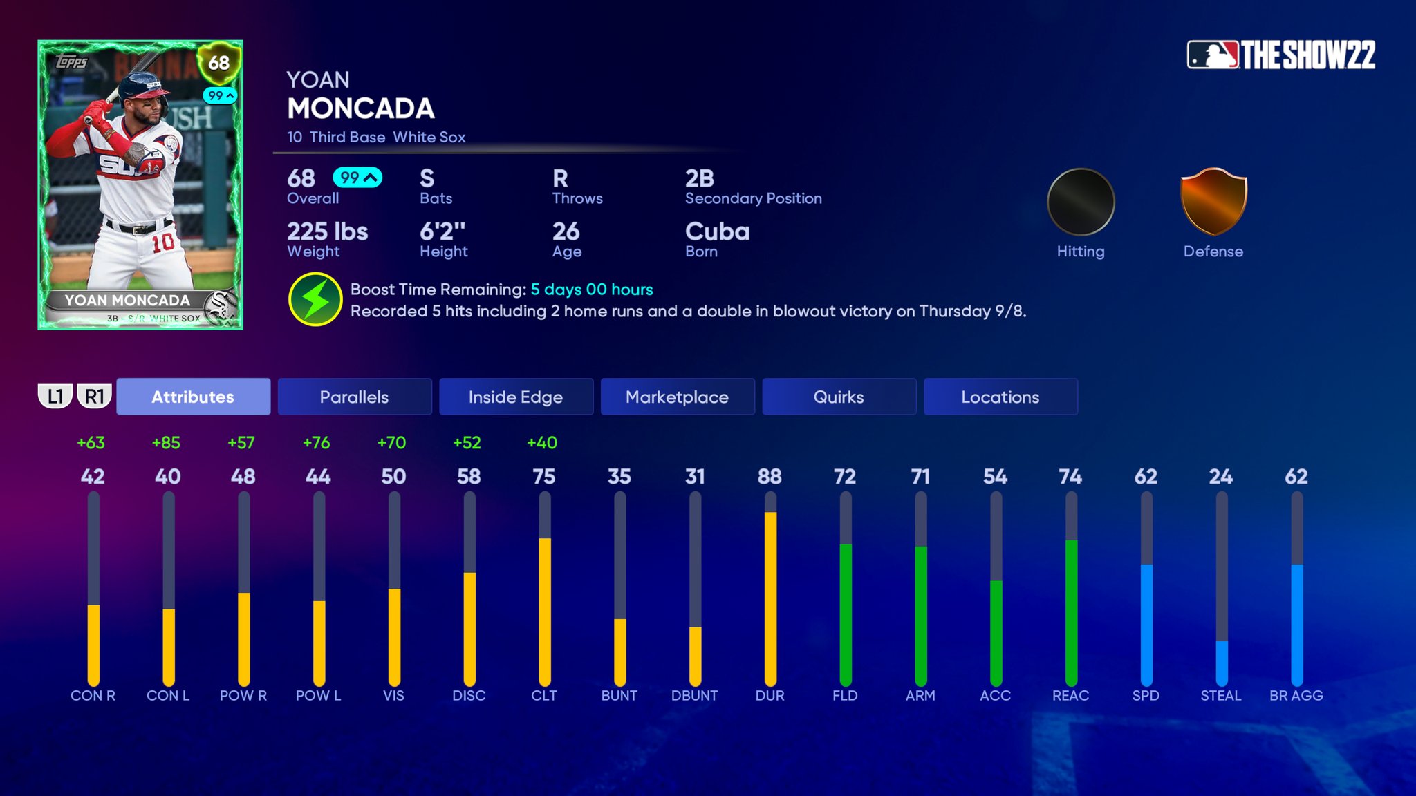 MLB The Show On Twitter 5 Hits Including Home Runs For The