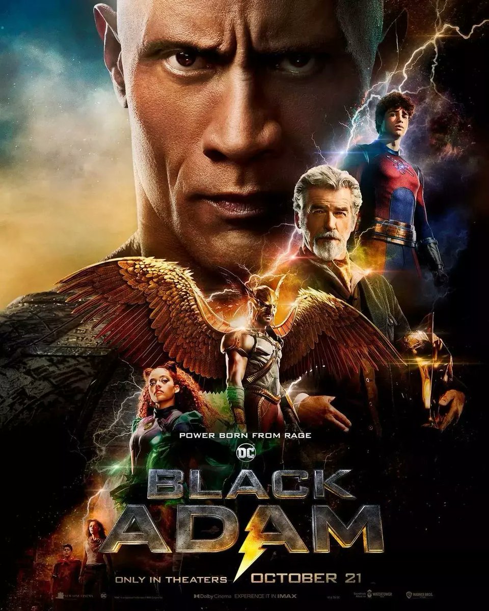 ⚡⚡⚡⚡ Black Adam ⚡⚡⚡⚡

The World Needed A New Super Hero It Got "Black Adam" Only In Theaters Near You 

Friday October 21st, 2022.

 🎬📽🎬 Watch The Trailer. 🎬📽🎬