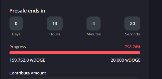 DogeVersus's tweet photo. With a bit over half to go, we are already at 800% for $CHEWY fair launch!

Thanks to all of you for showing us continued support and being patient with us!

https://t.co/Q961FM5C8b

$CHEWY $KIB #kibbleswap #NFTGiveaway #nftart #PlayToEarn #P2E https://t.co/Fo8v3xLSQZ