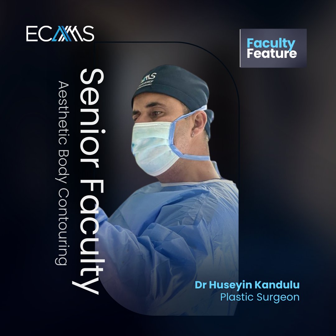 #featureFriday - ECAMS Senior Faculty, Dr Kandulu! With over a decade of experience and amazing outcomes! Learn the safest methods while honing your craft in liposuction and hi-def lipo this October! Contact us for more details!