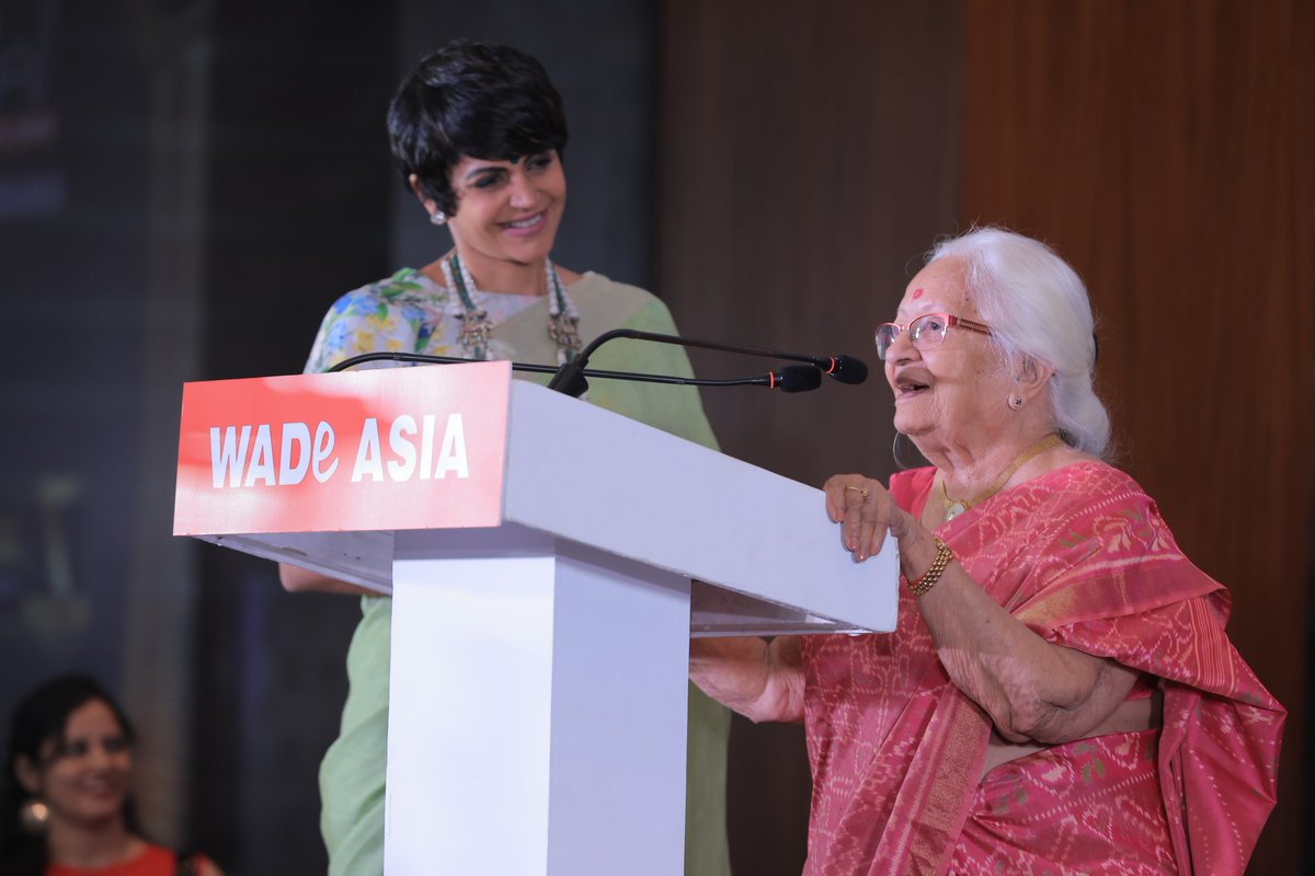 wadeasiaevent's tweet photo. #wadeaward #wadeasia #wadeasia2022 WADEASIA WOMEN IN BUSINESS – Special Category Award | Smt Prabhavati Bhagwati is the nominated winner of this category | 3rd September 2022, Hotel Lalit, New Delhi | Host - Mandira Bedi
#topaward #womeninbusiness #womenindesign https://t.co/QauJu71zR5